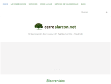 Tablet Screenshot of cerroalarcon.net
